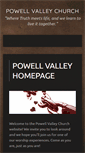 Mobile Screenshot of powellvalley.org